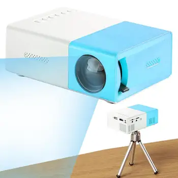 Портативный Проектор HD-проекторы Для телефона 1080P Беспроводной Видеопроектор Для домашнего кинотеатра Кино Синий и белый