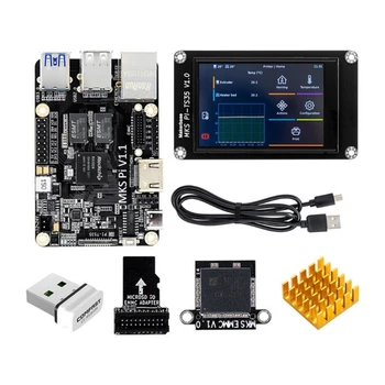 Высокоскоростная Печатающая плата MKS PI V1.1 PI-TS35 KLIPPER Screen Control Card 1 ГБ памяти DDR3 Поддерживает 3D-принтер VORON