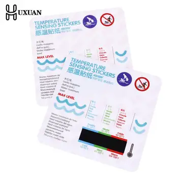 Наклейка для измерения температуры воды в детской ванночке, Мультяшная температурная карточка для бассейна, Наклейки для температуры воды в детской ванночке