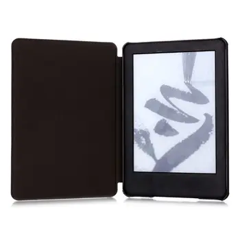 Ультратонкий чехол для электронной книги с перекрестным рисунком, Магнитная откидная подставка из искусственной кожи, Защитный чехол для Amazon All-New Kindle 10th Generation 2
