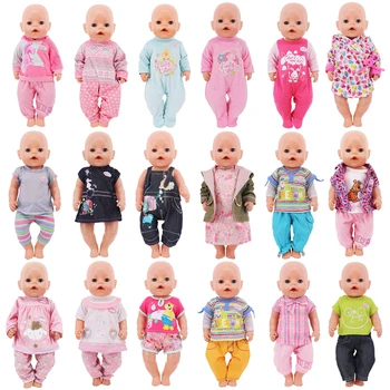 Кукольная одежда для 43-сантиметровой куклы Born Baby Reborn, Аксессуары для одежды, 18-дюймовая американская кукла, игрушки для девочек, подарок, наше поколение Nenuco