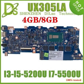 Материнская плата KEFU UX305LA подходит для Asus ZenBook UX305LA_MB UX305L UX305 Материнская плата с I3 I5-5200U I7-5500U 4G/8G 100% Тест