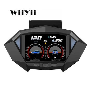 Новый Автомобильный OBD2 GPS ЖК-измеритель диагностические инструменты HUD Head Up Дисплеи GPS Спидометр P1 Автомобильный obd2 Датчик