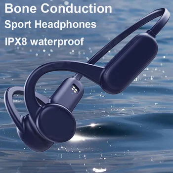 Наушники X18s с костной проводимостью, Новые IPX8, Спортивные беспроводные наушники для плавания, Mp3 Bluetooth, Водонепроницаемая гарнитура с памятью 8G, подлинная