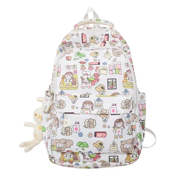 Милые школьные сумки с героями мультфильмов для девочек-подростков, японские рюкзаки Kawaii, Свежие ранцы, сумки для отдыха или путешествий Большой емкости для женщин