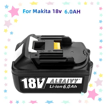 18 В Инструменты 6A/8A/10Ah Литий-ионные Аккумуляторы Для Электроинструментов Makita 6.0Ah 18 В Замена BL1860 BL1850 6A 8A 10A