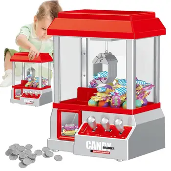 Мини-когтистая машина, Аркадная Мини-машина для захвата игрушек для детей, электронный распределитель призов, игрушка с аркадной музыкой и 24 играми