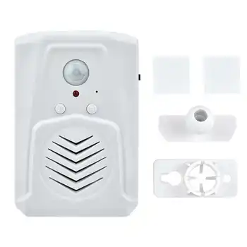 Датчик движения с USB/Питанием от батареи, Сигнализация, MP3-Аудиоплеер, Инфракрасный Индукционный Дверной Звонок