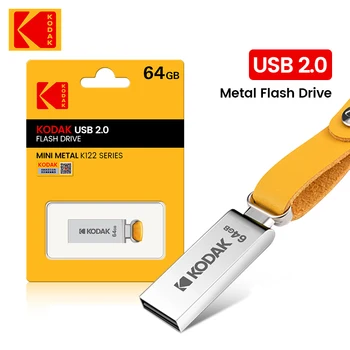 KODAK K122 USB 2,0 Флэш-накопитель 32 ГБ/64 ГБ/128 ГБ 10 шт./лот Флешка Высокоскоростная Карта Памяти Флеш-накопитель U Дисковое Запоминающее устройство