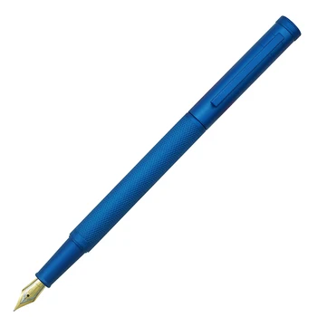 Hongdian Светло-голубая лесная металлическая авторучка с золотым наконечником EF/F/Bent, красивая текстура дерева, отличная ручка для письма, деловая офисная ручка