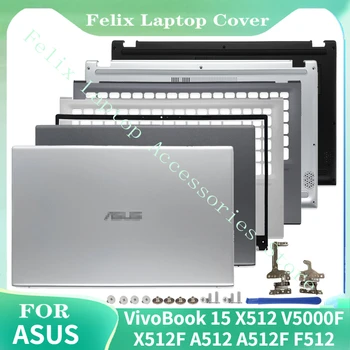 Новый Оригинальный Для ASUS VivoBook 15 X512 V5000F X512F A512 A512F F512 Верхний Корпус ЖК-Задняя крышка/Передняя панель/Упор для рук/Нижний корпус