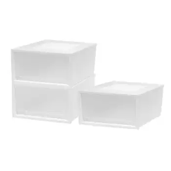 Набор из 3 ящиков White Box для комода, сохраняющий Ваше пространство организованным и без беспорядка, Сделано в США