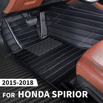 Изготовленные на заказ коврики из углеродного волокна Для Honda Spirior 2015 2016 2017 2018, Ковровое покрытие для Ног, Аксессуары для интерьера Автомобиля