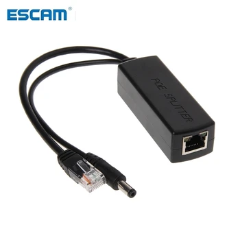ESCAM 10/100 М IEEE802.3at/af Мощность по Ethernet PoE Разветвитель Адаптер Для IP-камеры 80x27x22 мм/3.15x1.06x0.87in