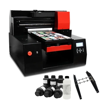 Автоматический УФ-принтер 3060 A3, УФ-планшетная печатная машина для чехла для телефона, бутылки, дерева, акрила, металла, УФ-печати A3 с набором УФ-чернил