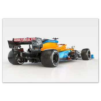 2020 Formula1 McLaren MCL35 Гоночный Автомобиль Настенный Художественный Принт Фотографии Плакаты Картины на Холсте для Гостиной Украшения Домашнего Декора