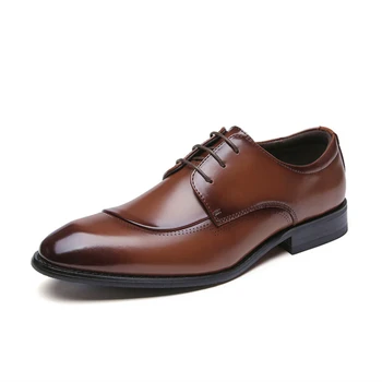 Ср. Мужская Офисная банкетная обувь, Японская мужская деловая повседневная обувь, мужская официальная обувь, Мужские Кружевные Оксфорды