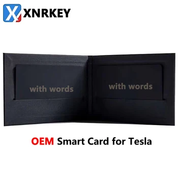 XNRKEY 1шт OEM Смарт-ключ-карта Автомобиля Fob для Tesla Модель 3 Модель Y 2017-2022 Keyless Go DIY Program Подлинная смарт-карта