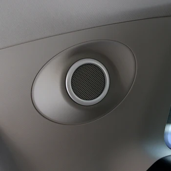 Для Ford Edge 2015 2016 2017 ABS Матовая задняя дверь автомобиля над динамиком аудио Рожковое кольцо Крышка Отделка Аксессуары для укладки автомобилей 2 шт