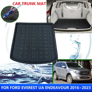 Для Ford Everest UA Endeavour 2016 ~ 2023 2010 2018 2021 Автомобильный Защитный Коврик для заднего багажника, Авто Водонепроницаемый Противообрастающий Коврик, Аксессуары