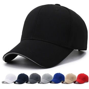 Мужская Женская Бейсбольная кепка с Регулируемыми Полями и Полосками, Однотонная солнцезащитная летняя мужская шляпа для Папы, кепка с козырьком