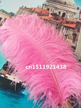 Идеальные 20 штук 70-75 см/28-30 дюймов натуральные розовые страусиные перья свадебное украшение DIY аксессуары для сценической одежды