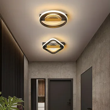 Небольшой светильник для прохода, современные светодиодные потолочные светильники для гостиной, спальни, кухни, светильники для внутреннего освещения, светильники для коридора