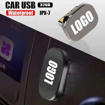 Автомобильный Универсальный Флэш-накопитель USB Металлический U-диск для Chery Tiggo 7 2 Pro 5x5 4 8 T11 Arrizo 3 5 Gx EQ7 E3 Amulet Fora QQ Аксессуары