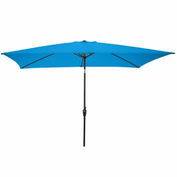 Прямоугольный зонт для патио 50-LG1281 10 футов, полиэстер, 120,00x76,00x96,00 дюймов