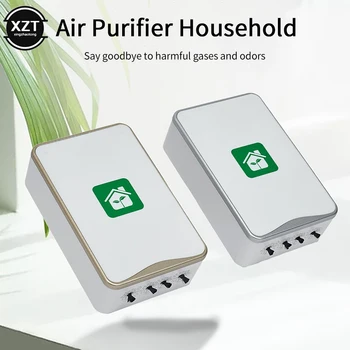 Подключаемый Очиститель воздуха Генератор отрицательных ионов, Ионизатор без фильтра, Очиститель для Удаления Аллергенов, загрязняющих веществ, Плесени, Запахов-EU/US/UK Plug