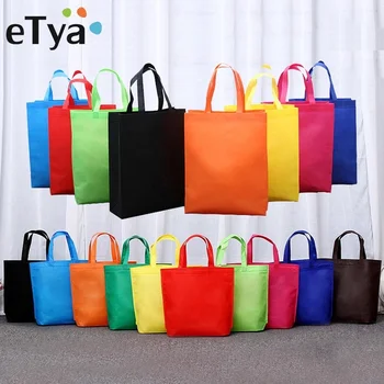 Многоразовая хозяйственная сумка ETya, складная сумка для покупок, нетканые эко-сумки для путешествий большой емкости, Женская сумка для покупок