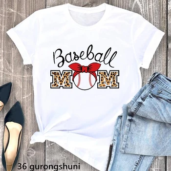 Бейсбольная футболка Heatbeat Leopard Mom с Графическим Принтом, Женская Одежда 2022, Футболка Super Mom Lift, Женская Рубашка Harajuku, Летние Топы