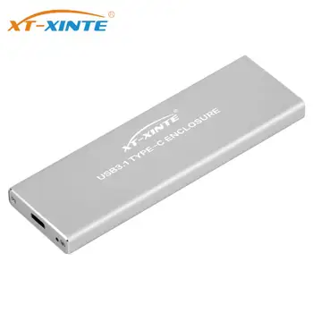 XT-XINTE USB3.1 Type-C в M.2 M-Key для NVME SSD Корпус 10 Гбит/с Конвертер Адаптер Внешний Металлический корпус + USB-кабель