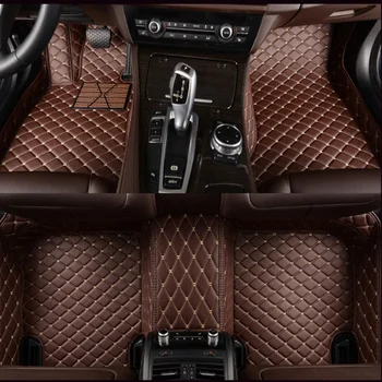 Флэш-коврик кожаные автомобильные коврики для Mitsubishi Pajero ASX Lancer SPORT EX Zinger FORTIS Outlander Grandis Galant стайлинг автомобилей