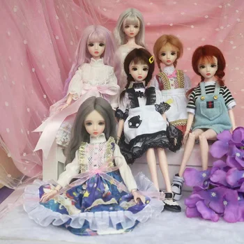 Полный набор Модных игрушек 29 см 1/6 Blyth Doll Joint Body BJD в подарок с платьем, туфлями, париком для макияжа, игрушкой для девочек