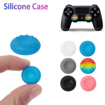 10 шт. Силиконовых разноцветных гелевых аналоговых ручек для захвата большого пальца, рок-колпачки для контроллера PS5/PS4 Xbox 360/Xbox One