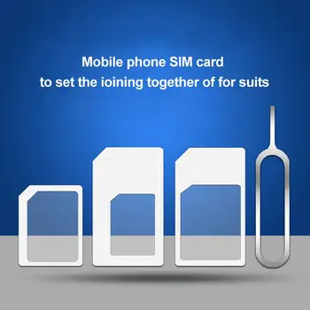 Новое Поступление 4 шт. Универсальный мобильный телефон Nano SIM в Micro/Стандартный адаптер для карт Конвертер