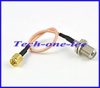 1 шт Удлинительный кабель SMA-F с метрическим разъемом F для подключения к штекеру RP SMA-перемычка RG316 15 см с косичкой