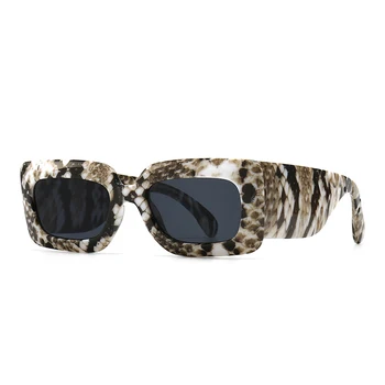 Новые Женские Солнцезащитные очки с Металлическим Украшением, Классическая ретро-Мода, Тренд Подиума, Дикие Великолепные Высококачественные Солнцезащитные очки
