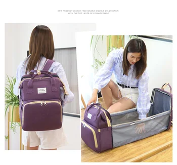 Новая портативная складная сумка для мамы в кроватку Многофункциональный Портативный Рюкзак для отдыха большой емкости для матери и ребенка