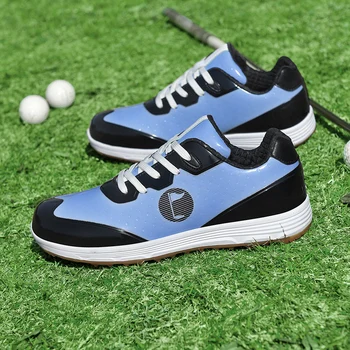 Профессиональная обувь для гольфа, мужская водонепроницаемая обувь для гольфа, Женская спортивная обувь для гольфа-Хамелеон, Размер 36-46